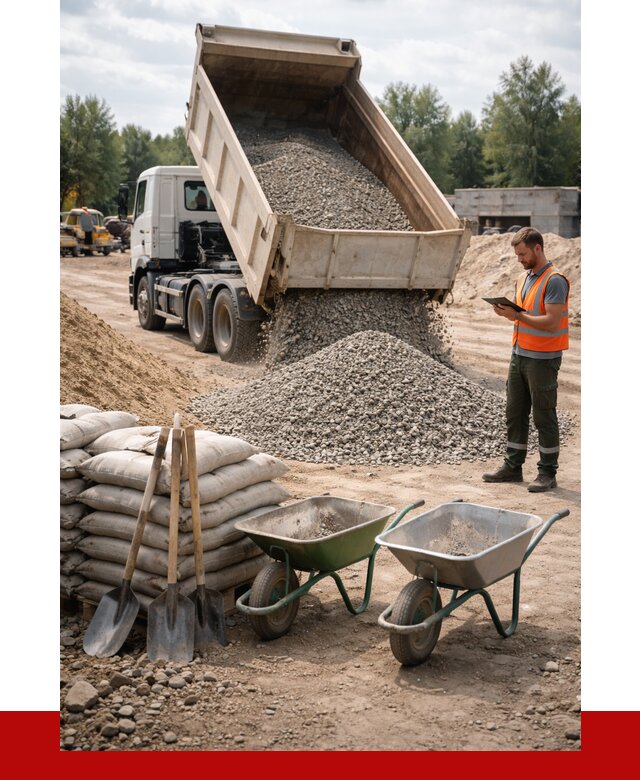 Доставка нерудных материалов в Кашире от 1250 руб. | ПРОНЕРУДКшр