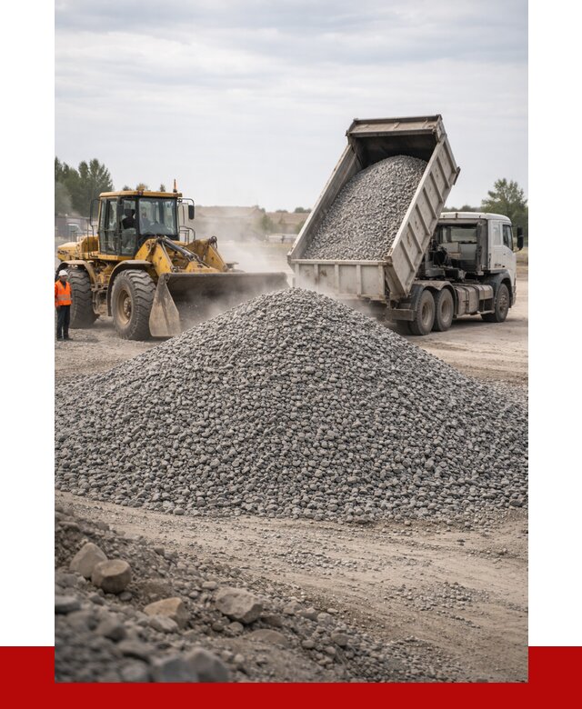 Купить щебень с доставкой в Кашире от 2604 руб. | ПРОНЕРУДКшр