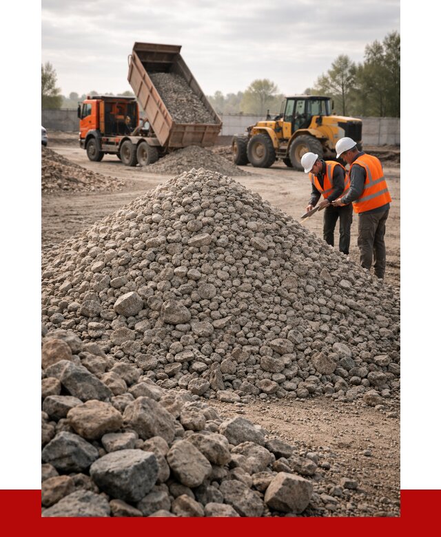 Гранитный щебень фракция 40-70 в Кашире от 2604 руб ПРОНЕРУДКшр