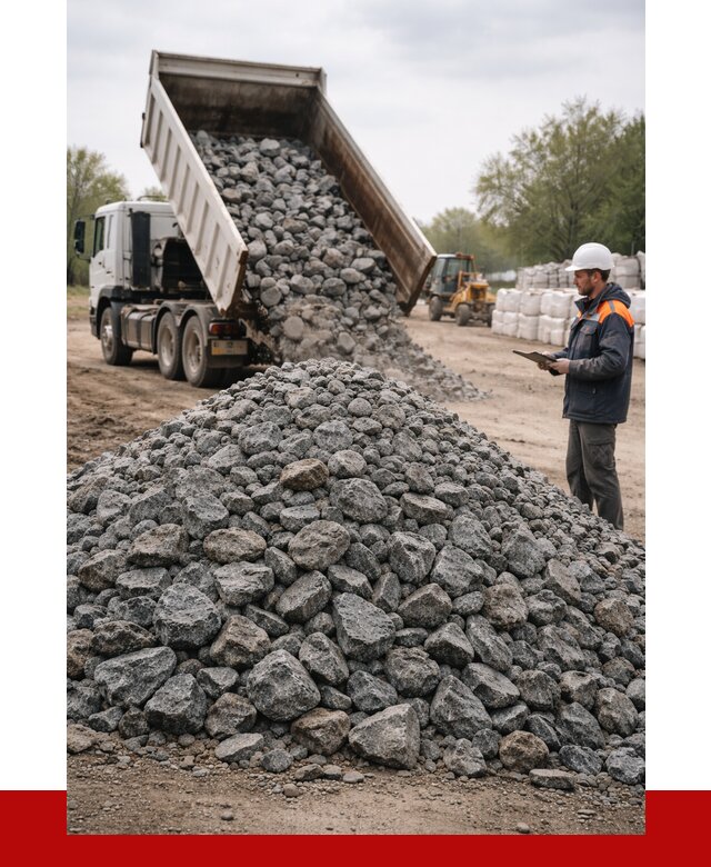 Гранитный щебень фракция 100-200 в Кашире от 4374 р. ПРОНЕРУДКшр