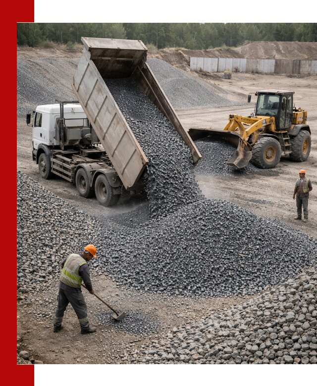 Щебень габбро-диабаз фр. 5-20 с доставкой в Кашире