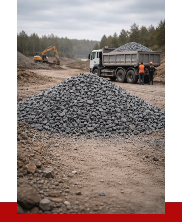 Щебень габбро диабаз фракция 40-70 в Кашире от 2291 р-ПРОНЕРУДКшр