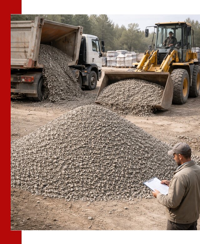 Гравийный щебень фракция 5–10 с доставкой в Кашире