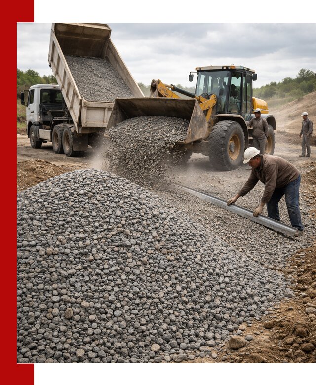 Гравийный щебень фракция 5-20 с доставкой в Кашире