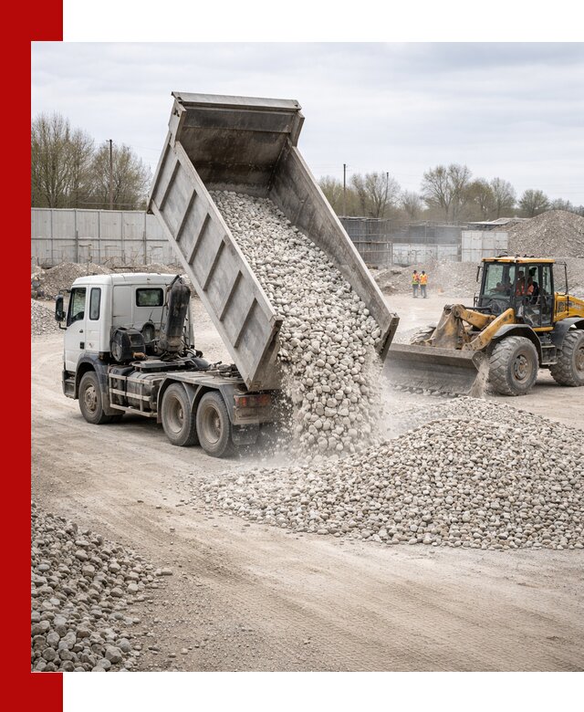Доставка и продажа известнякового щебня в Кашире