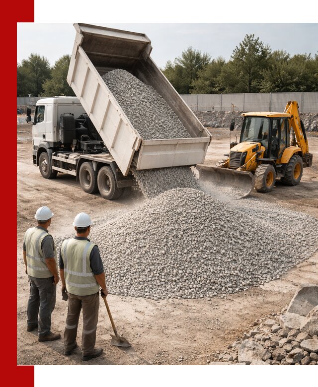 Купить известняковый щебень фракции 5–10 мм с доставкой в Кашире