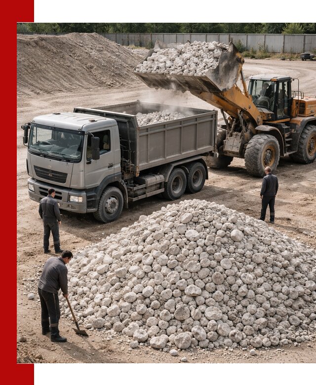 Известняковый щебень фракция 70–150 с доставкой в Кашире