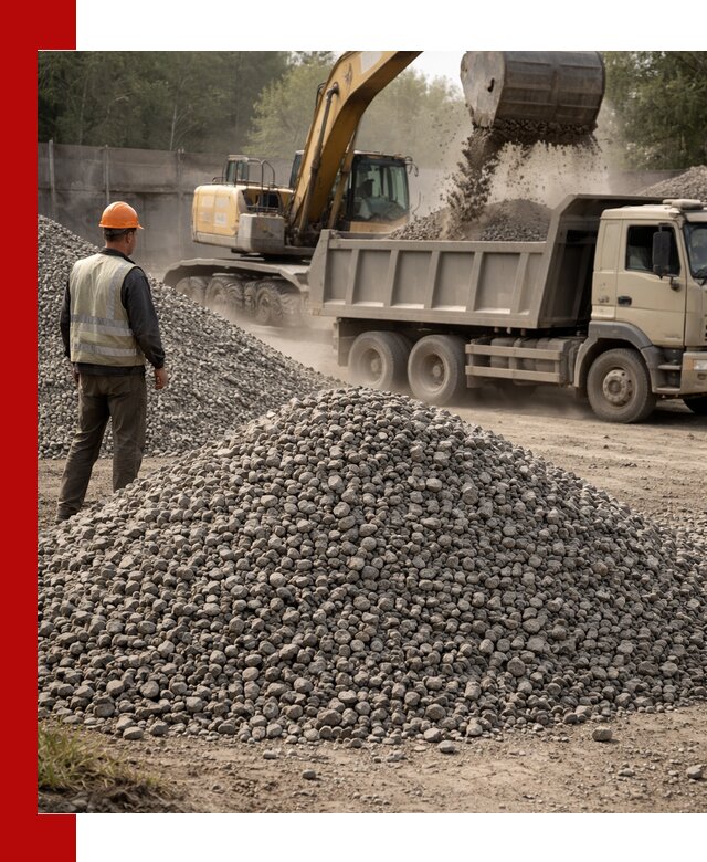 Шлаковый щебень фракция 5-20 с доставкой в Кашире