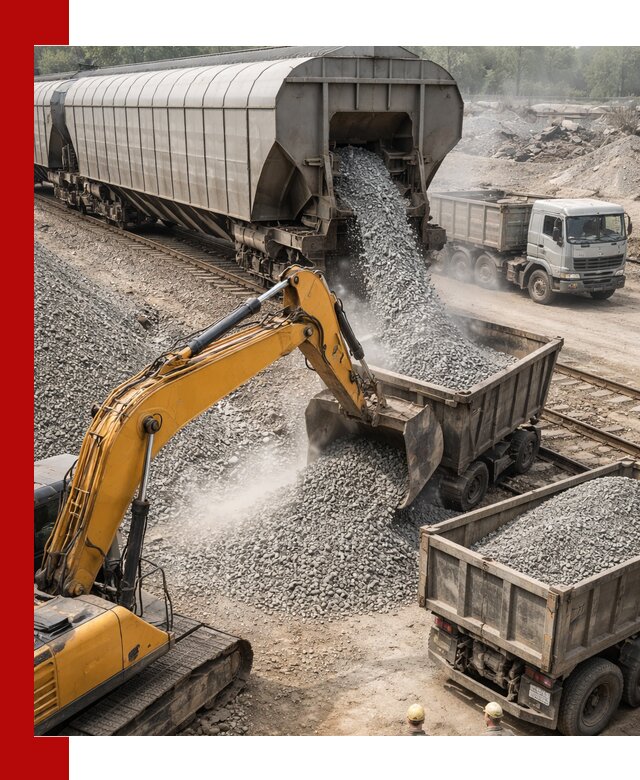 Доставка железнодорожного щебня в Кашире крупными партиями быстрого отгруза