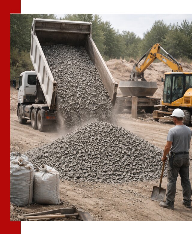 Доставка и продажа бетонного щебня в Кашире