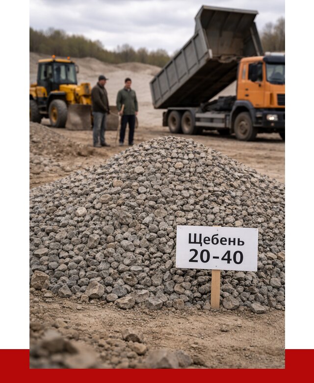 Бетонный щебень фракция 20-40 в Кашире от 2551 р. | ПРОНЕРУДКшр