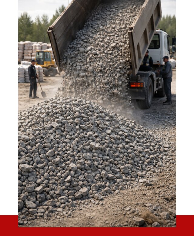 Бетонный щебень фракция 40-70 в Кашире от 1875 р. ПРОНЕРУДКшр