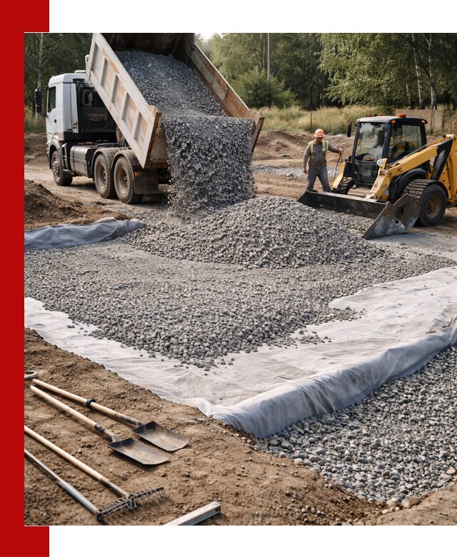 Щебень для фундамента с доставкой в Кашире