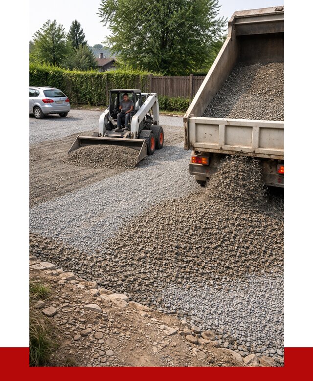 Щебень для парковки в Кашире с доставкой от 1250 р.| ПРОНЕРУДКшр