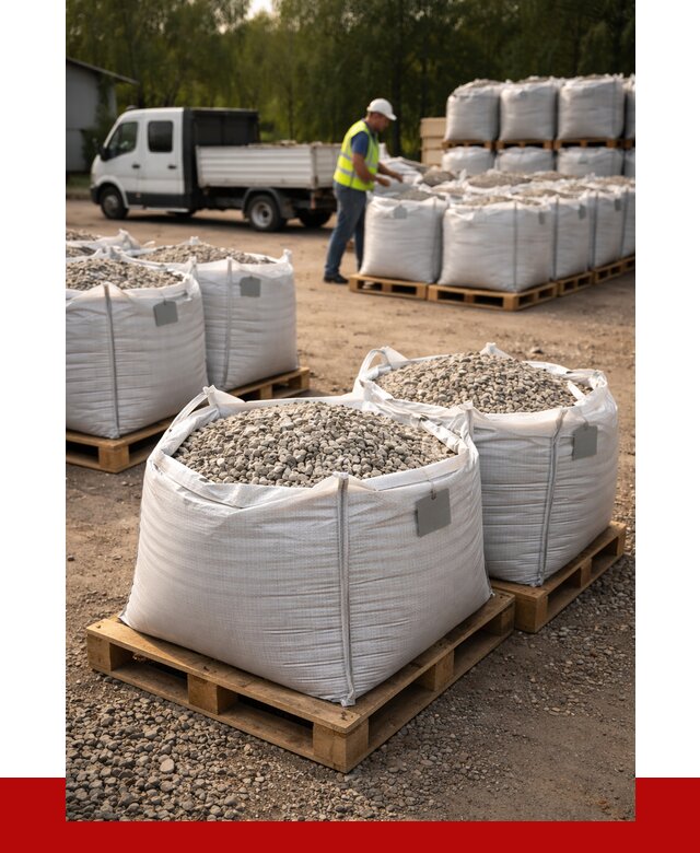 Щебень в мешках с доставкой в Кашире от 4374 р. | ПРОНЕРУДКшр