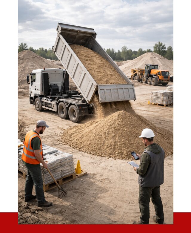 Карьерный песок с доставкой в Кашире от 3749 р. ПРОНЕРУДКшр