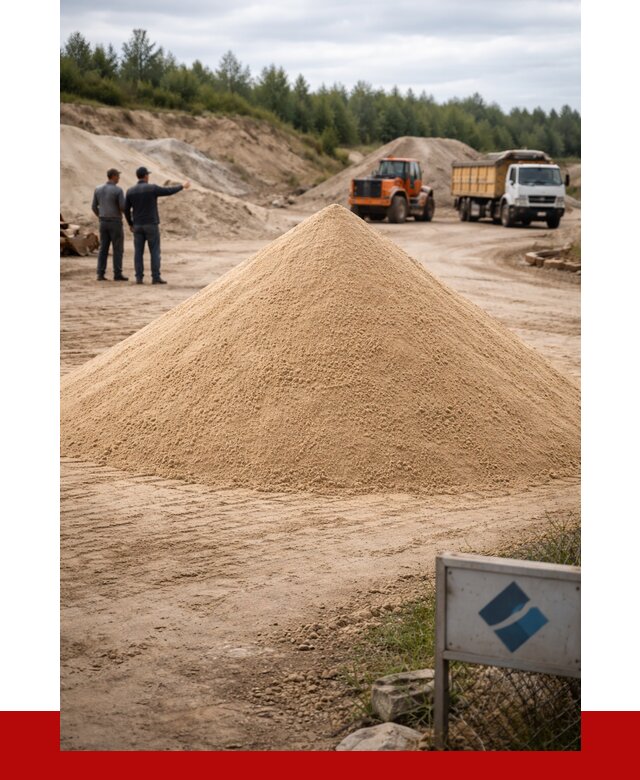 Карьерный песок навалом в Кашире от 1875 р. | ПРОНЕРУДКшр