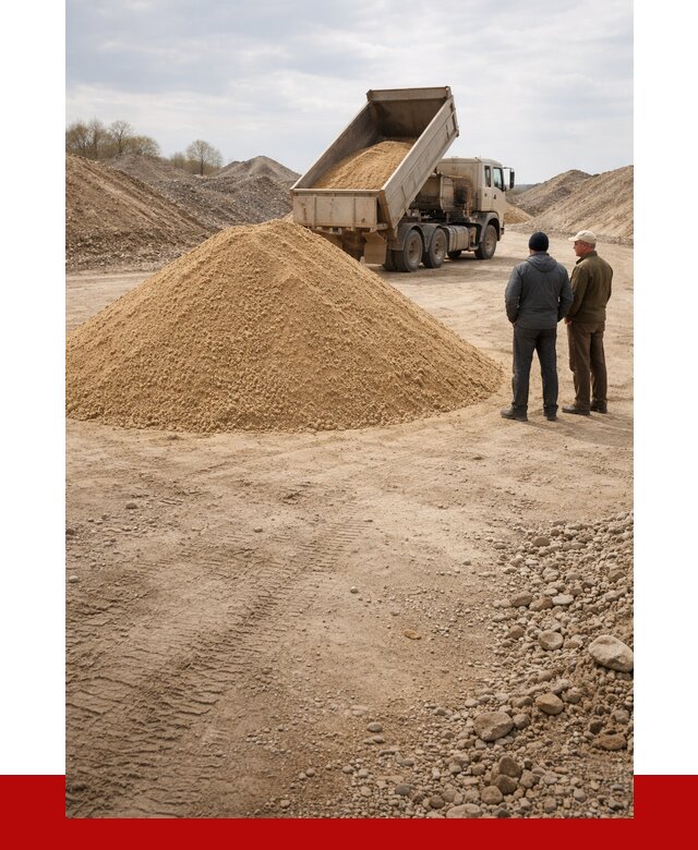 Карьерный песок крупнозернистый в Кашире от 8852 р | ПРОНЕРУДКшр