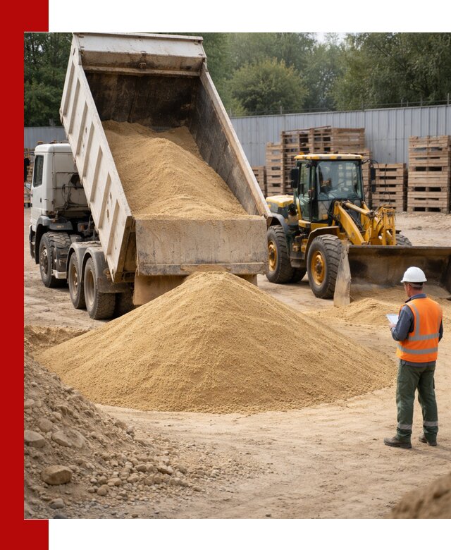 Доставка карьерного мелкозернистого песка в Кашире