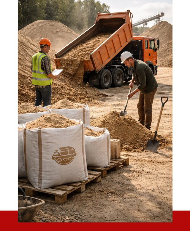 Строительный песок в Кашире от 2291 р. с доставкой, ПРОНЕРУДКшр