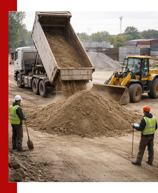 Доставка и продажа пескогрунта оптом и в розницу в Кашире