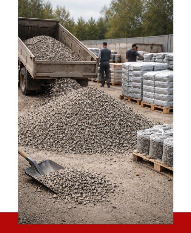 Гравий фракция 5-20 в Кашире купить от 2395 р. ПРОНЕРУДКшр