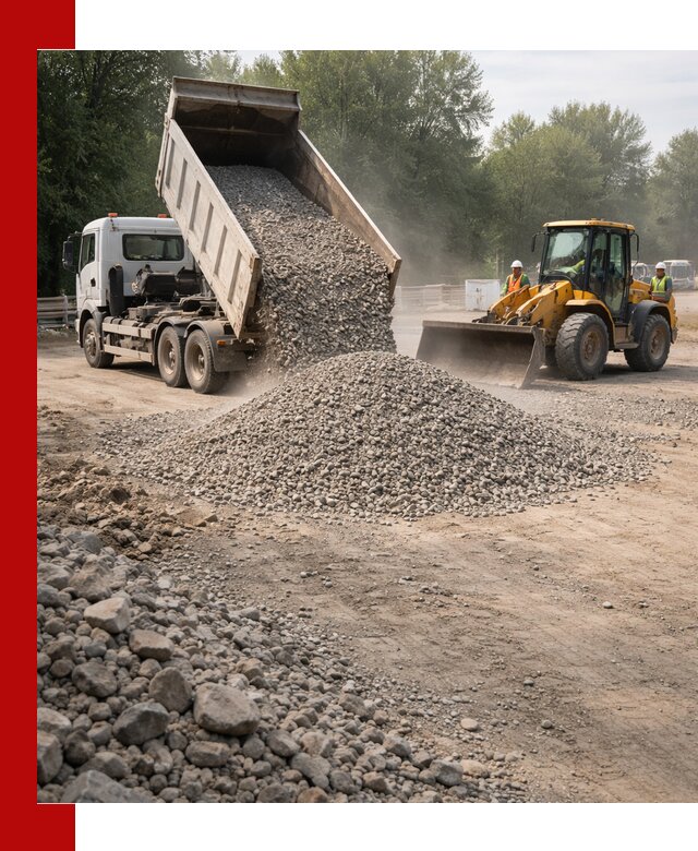 Гравий фракция 5–20 доставка в Кашире оптом и в розницу