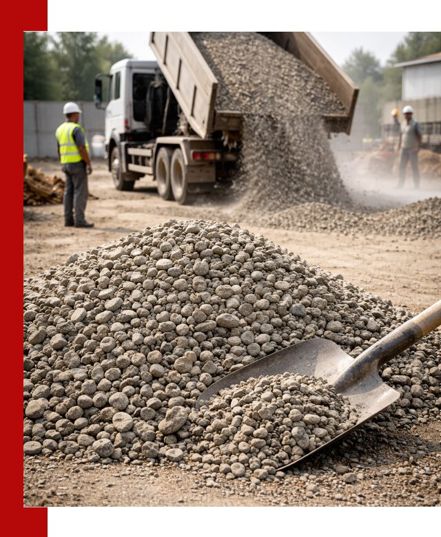 Доставка гравия фракции 20-40 в Кашире с самосвалами