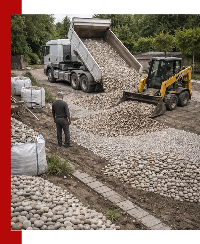 Доставка морской гальки оптом и в розницу в Кашире