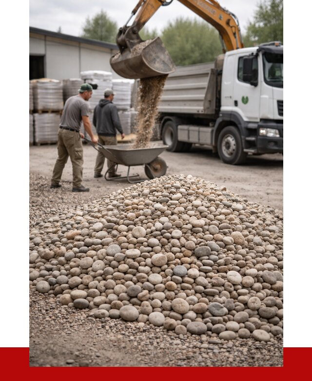 Галька декоративная в Кашире от 3332 р. за куб | ПРОНЕРУДКшр