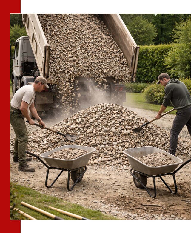 Доставка и продажа декоративной гальки в Кашире