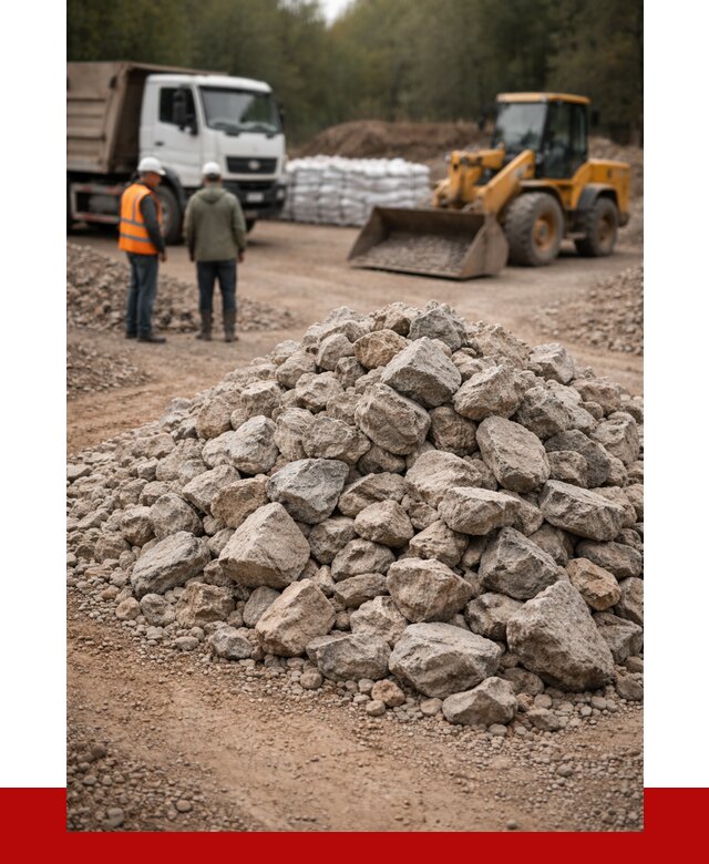 Купить бутовый камень с доставкой в Кашире от 2395 р. | ПРОНЕРУДКшр