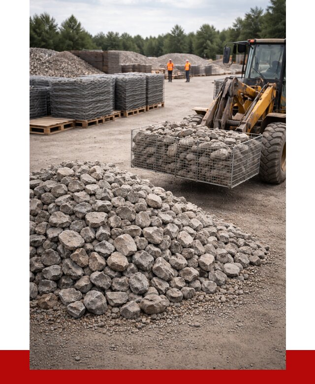 Камень для габионов фракция 70-150 в Кашире от 4374 р. | ПРОНЕРУДКшр