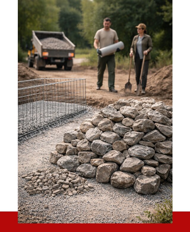 Камень для габионов фракция 100-200 в Кашире от 4999 р. | ПРОНЕРУДКшр