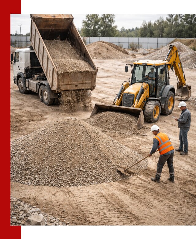 Поставка и доставка ПГС С4 в мешках и самосвалах в Кашире