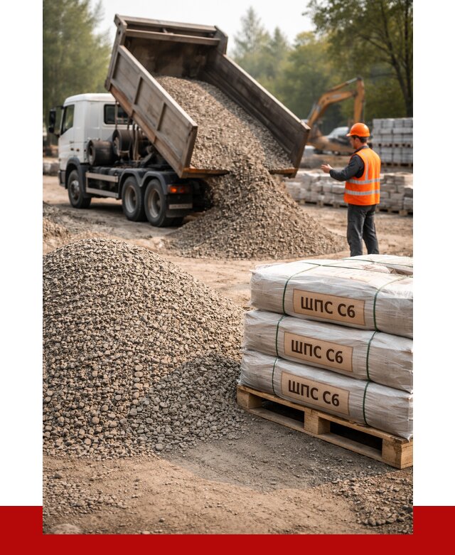 ЩПС С6 в Кашире с доставкой от 2291 р. за куб | ПРОНЕРУДКшр
