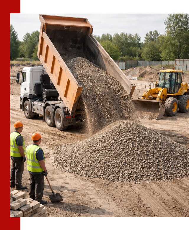Доставка щебёночно-песчаной смеси ЩПС С7 в Кашире