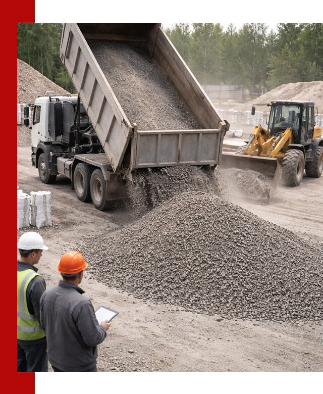 Доставка и продажа гранитного отсева 0-10 в Кашире