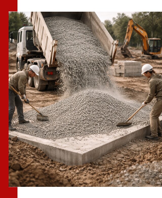 Доставка и продажа отсева для бетона в Кашире