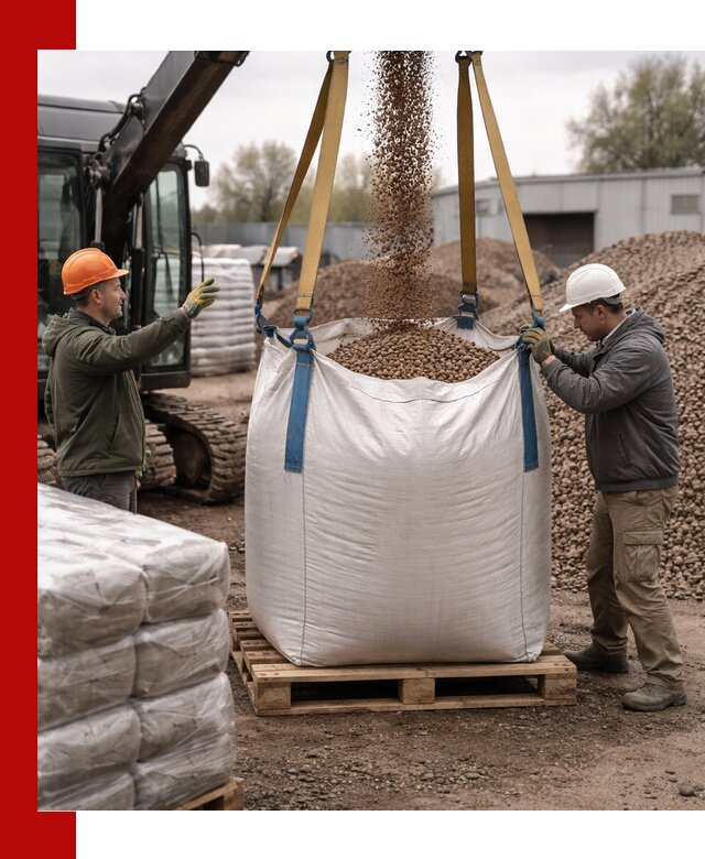Керамзит в биг-бегах с доставкой в Кашире