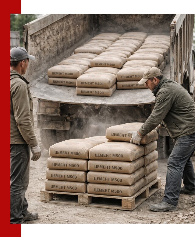 Цемент М500 с доставкой самосвалом в Кашире
