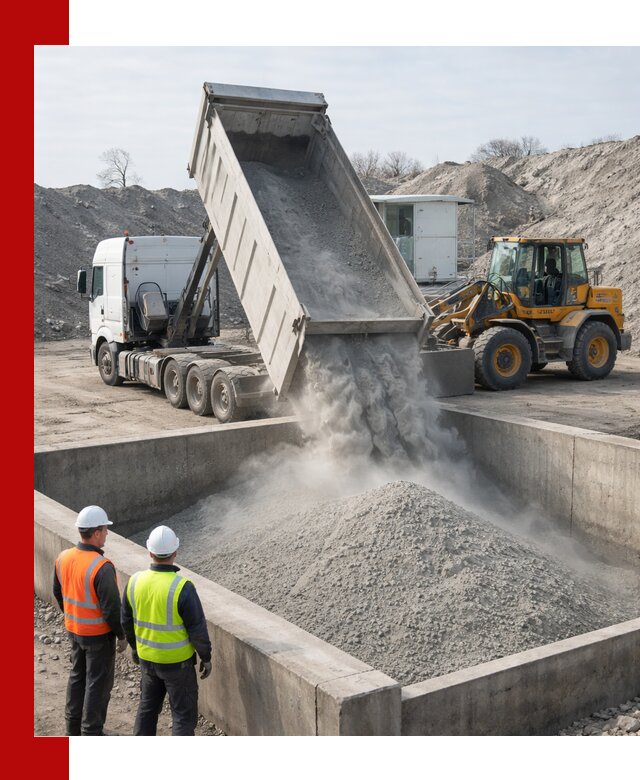 Доставка цемента навалом в Кашире крупными партиями