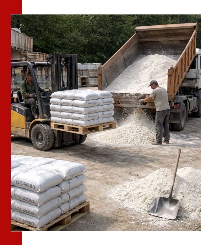 Доставка строительной извести оптом и в розницу в Кашире