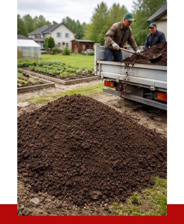 Плодородный грунт в Кашире с доставкой от 4374 р. | ПРОНЕРУДКшр
