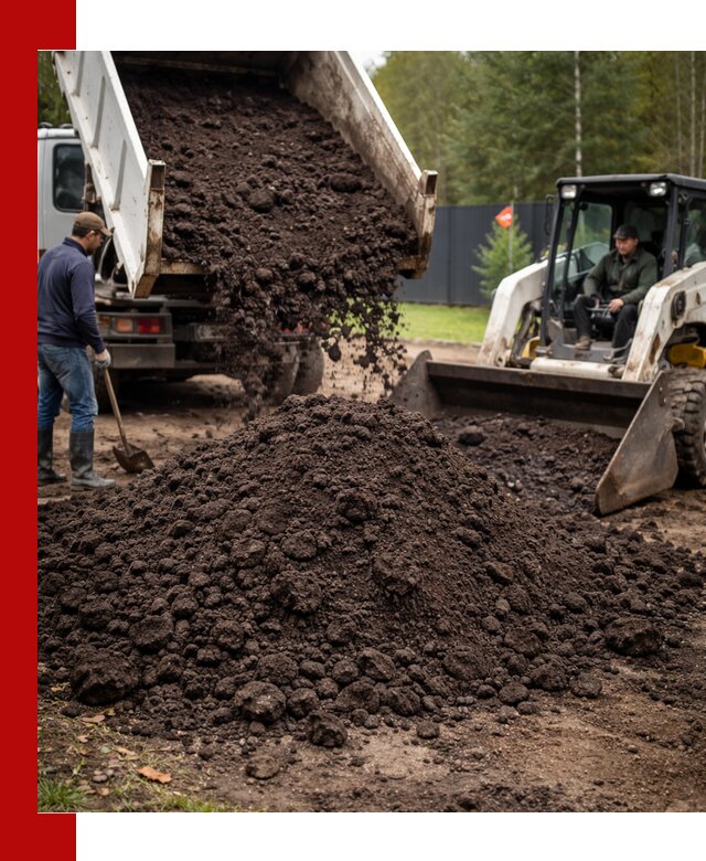 Плодородный грунт с доставкой в Кашире для садов и огородов