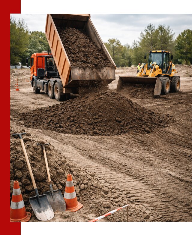 Поставка и доставка планировочного грунта в Кашире
