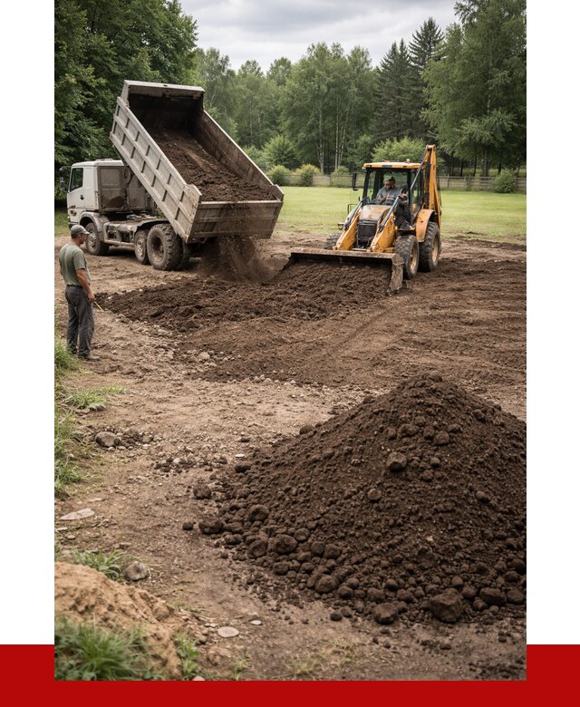 Грунт для выравнивания участка в Кашире от 1250 р. | ПРОНЕРУДКшр