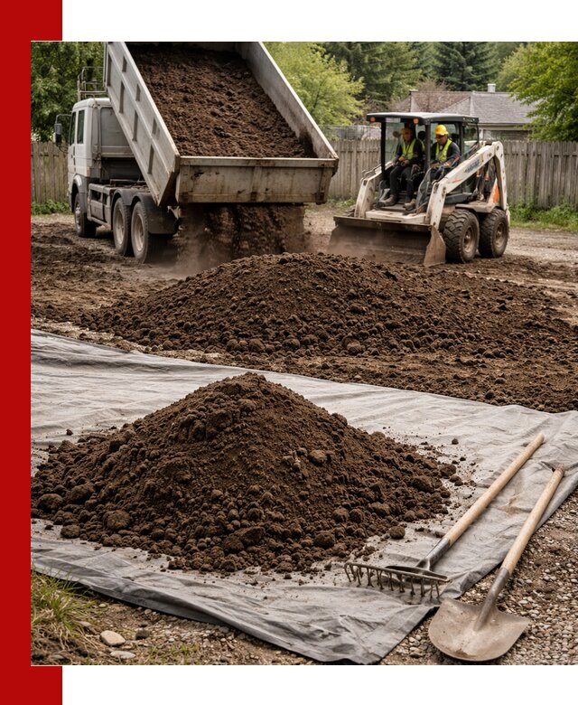 Грунт для отсыпки участка с доставкой в Кашире