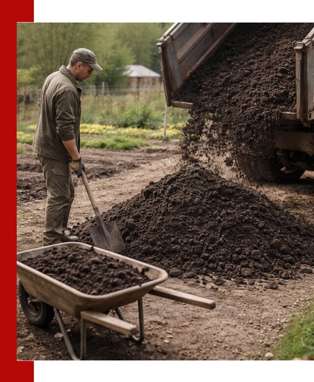 Доставка качественной земли для огорода в Кашире