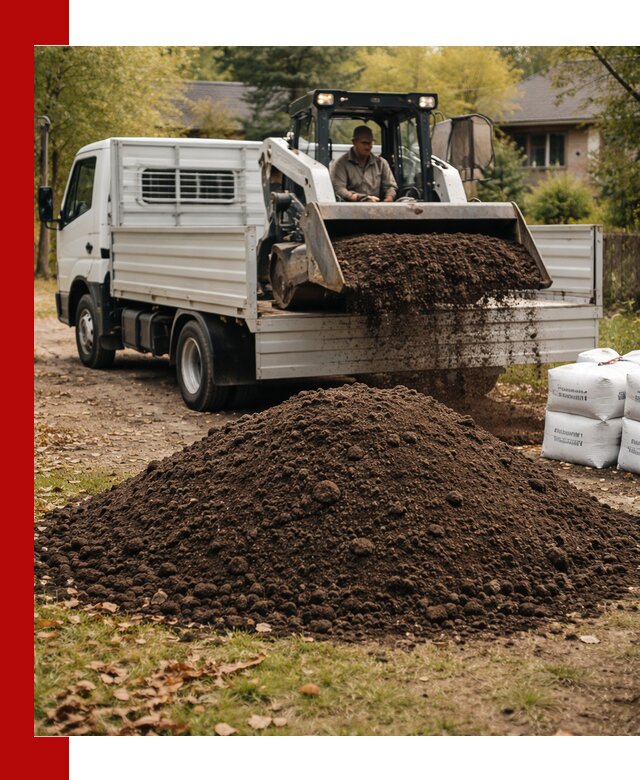 Доставка садовой земли в больших объёмах в Кашире
